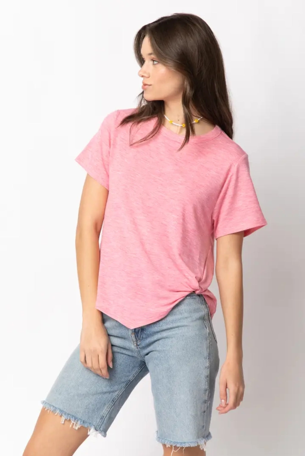 Twisted Hem Knit Top image 1