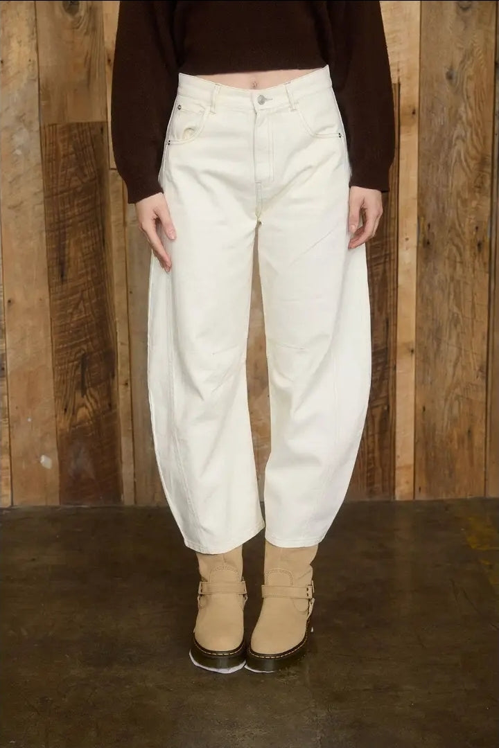 Wide Leg High Waist Cropped Pants image 5