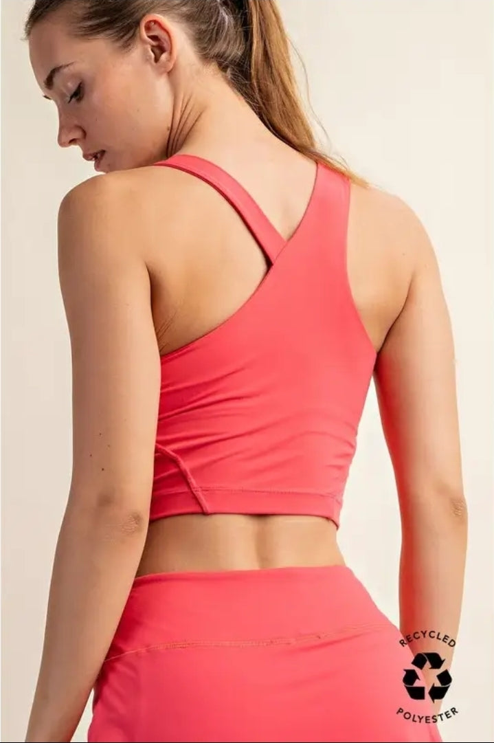 Sleeveless Strap Crop Top image 0