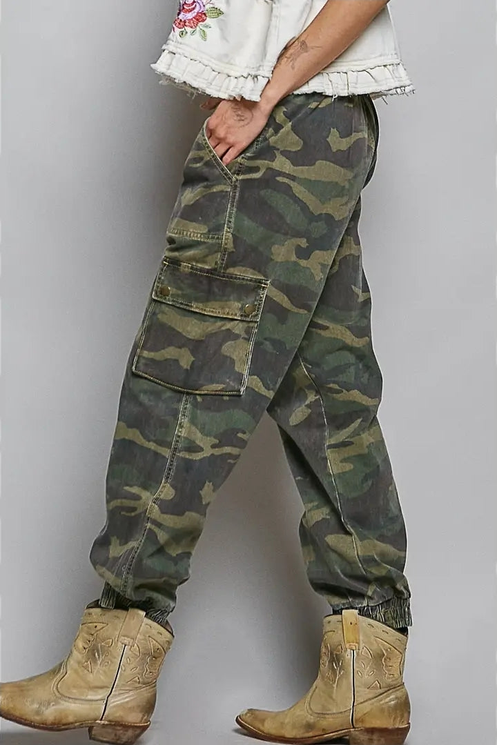 Pocket Detailed Camo Jogger Pant image 1