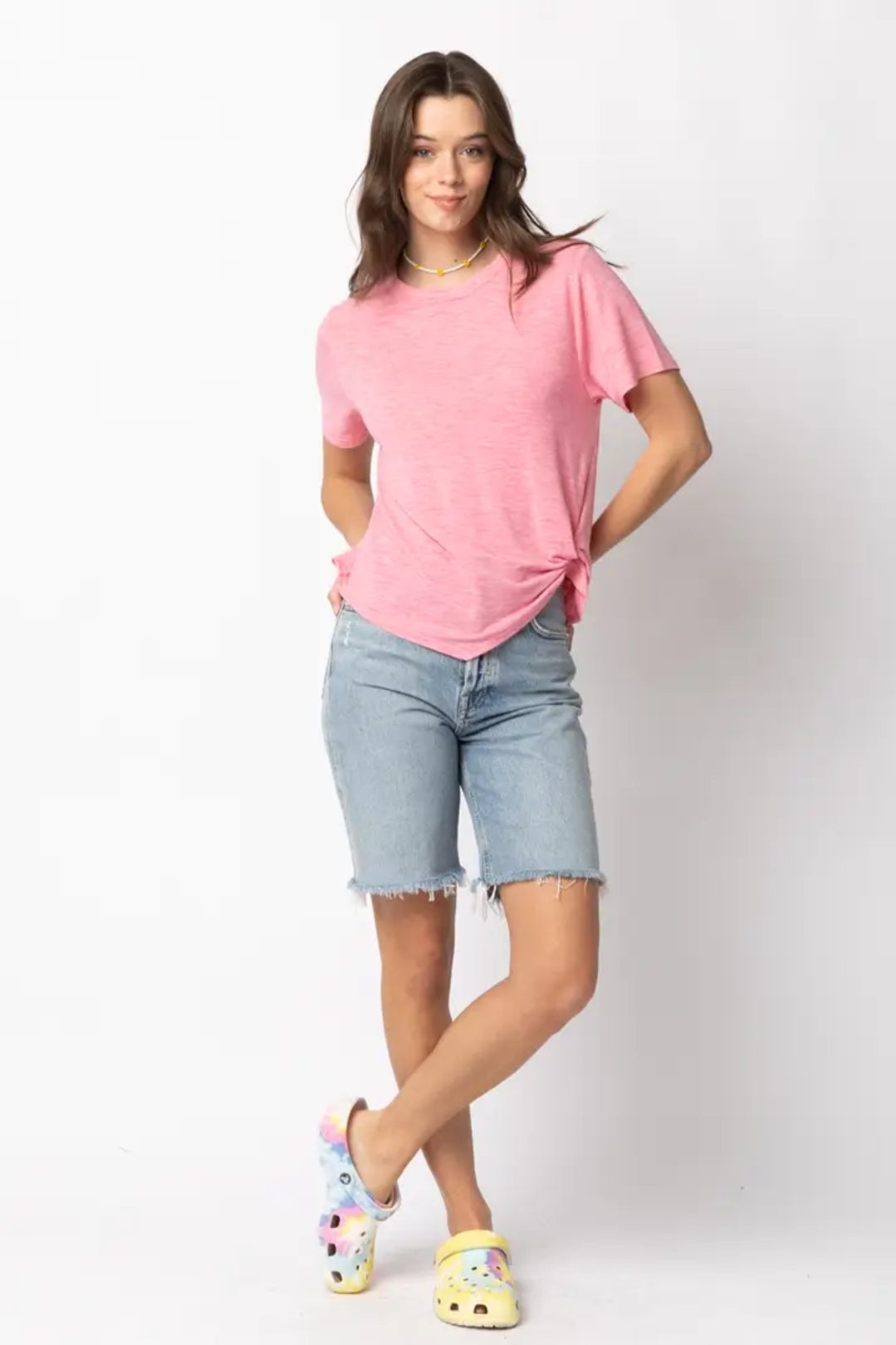 Twisted Hem Knit Top image 3