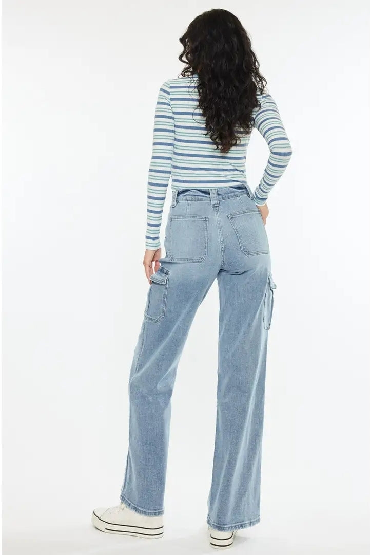 Kancan high rise wide skater fit jeans image 4