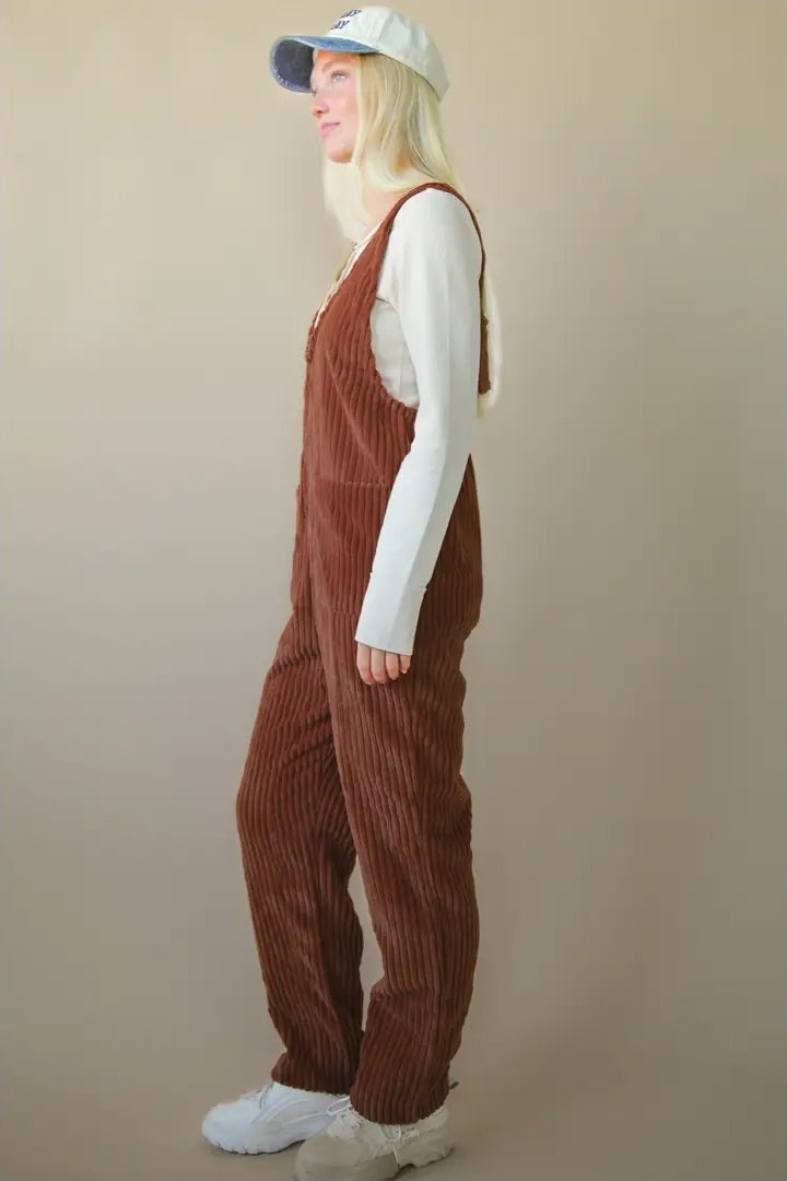 Cozy Soft Corduroy Jumpsuits image 1