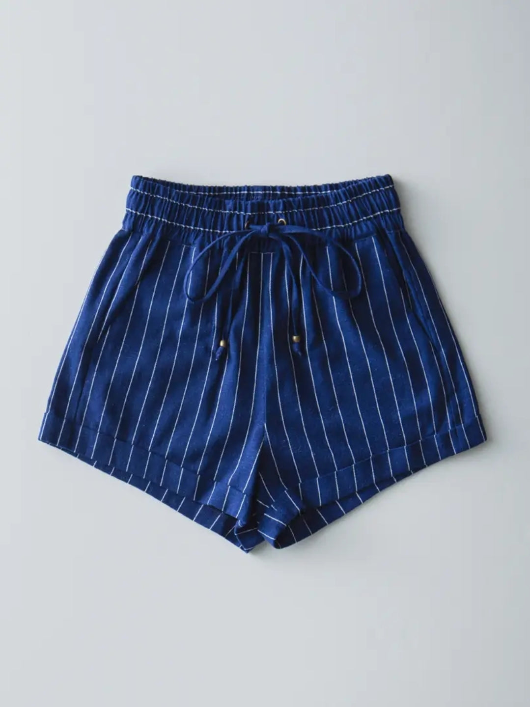 Relaxed Fit Linen Blend Shorts image 3
