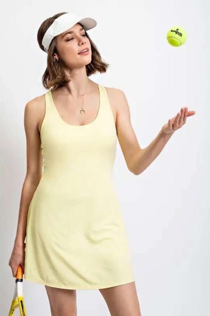 Butter Soft Tennis Romper Dress image 1