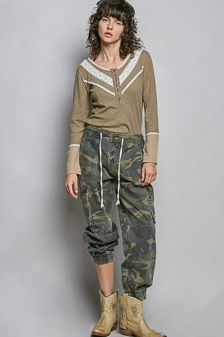 Pocket Detailed Camo Jogger Pant image 2