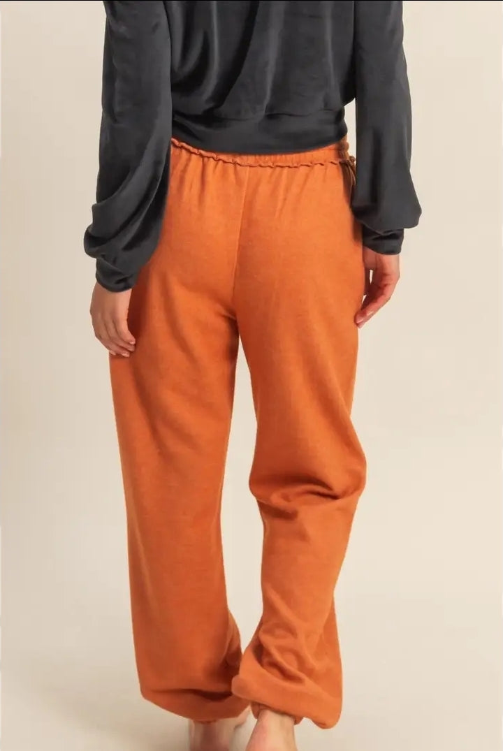 Reverse Seam High-Waisted Jogger Pants image 4