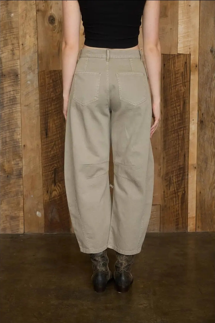 Wide Leg High Waist Cropped Pants image 3