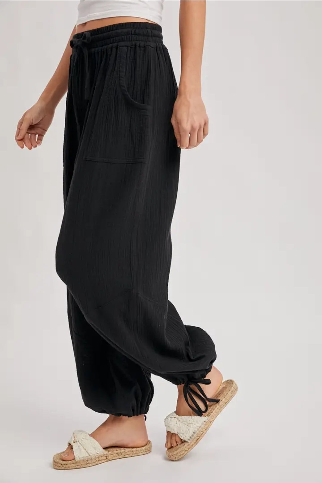 Jogger Harem Drawstring Pants image 4