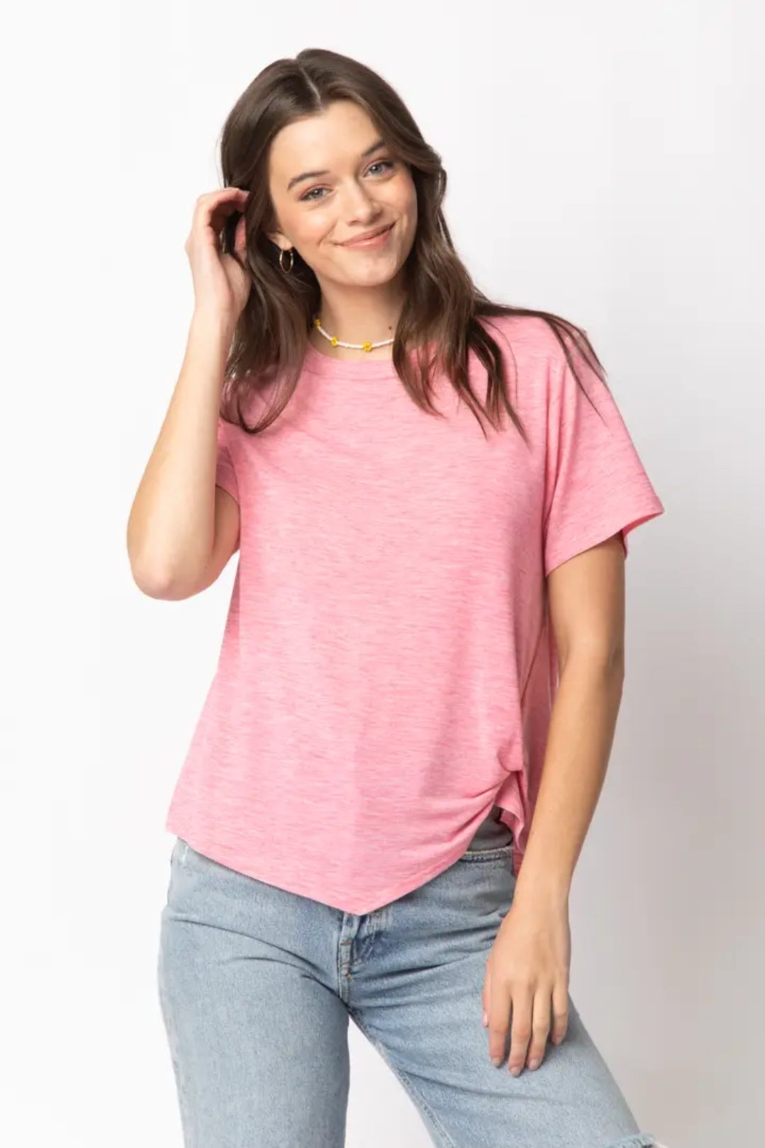 Twisted Hem Knit Top image 0