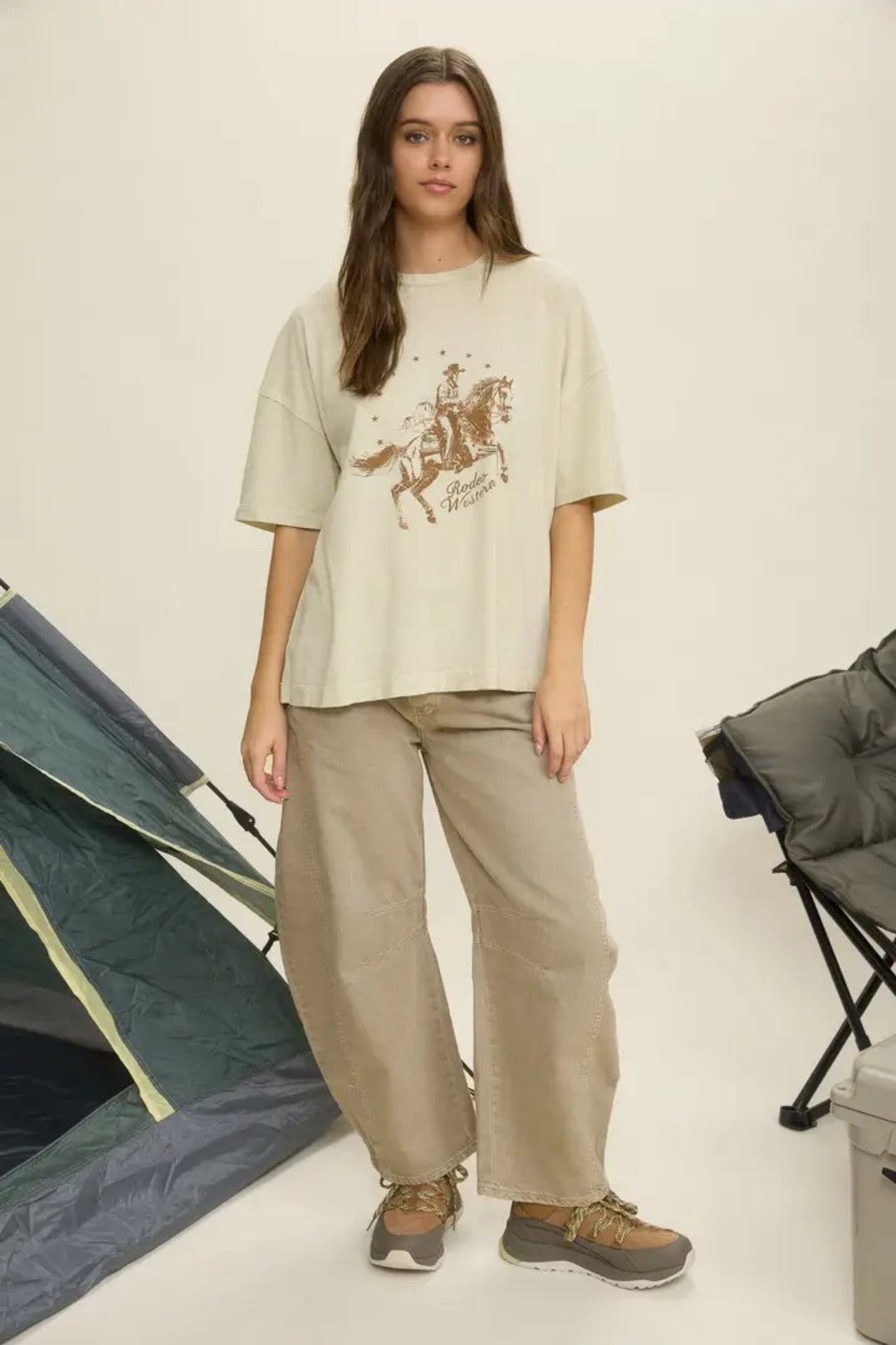 Rodeo Western Relaxed Short Sleeve Knit T-Shirt image 0