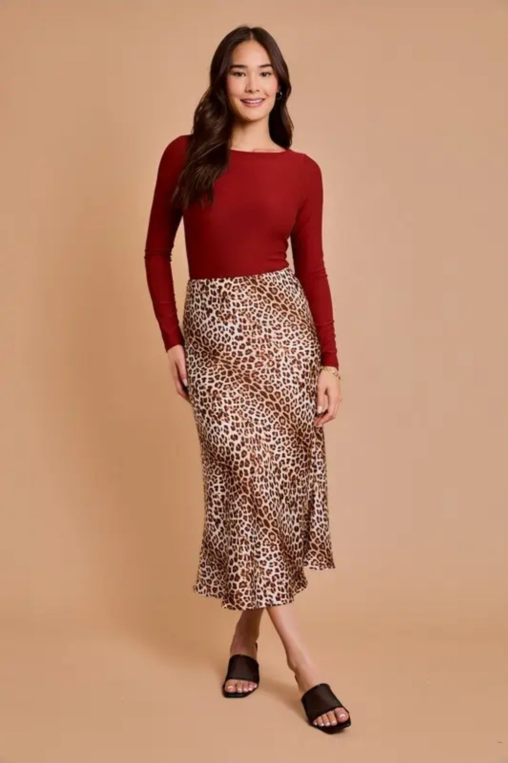 Long Sleeve Back Cowl Bodysuit image 4