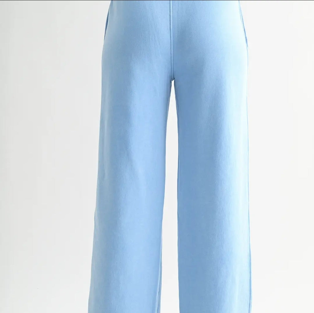 Mineral Wash Luxe Wide-Leg Sweatpants image 2