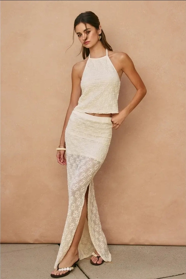 Breeze & Blossom Maxi Pencil Skirt image 1