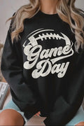 Game Day Football Graphic Brushed Sweatshirts image 0