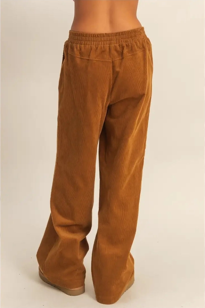 Corduroy High-Waisted Wide Leg Pants image 10