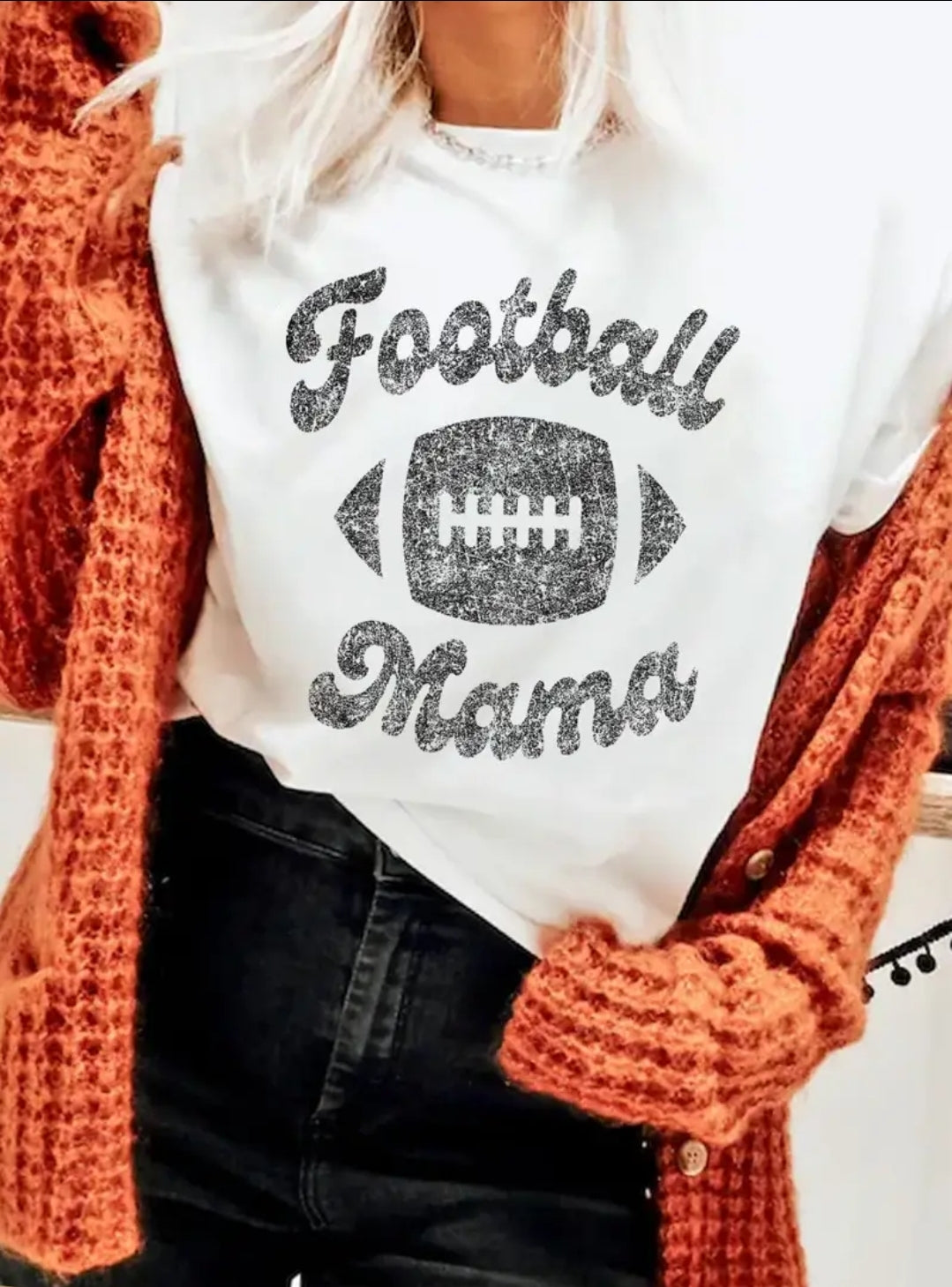 Football Mama Graphic Tshirts image 0