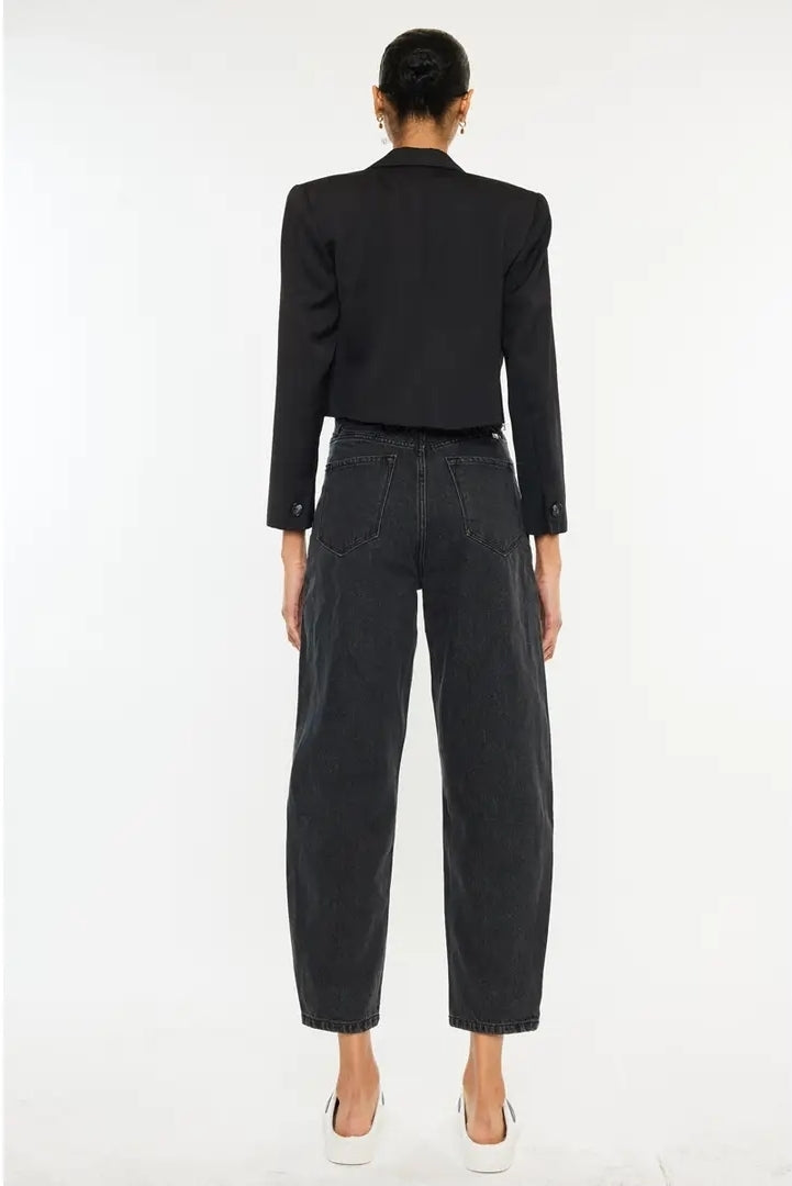 Kancan Ultra High Rise Black Denim image 3