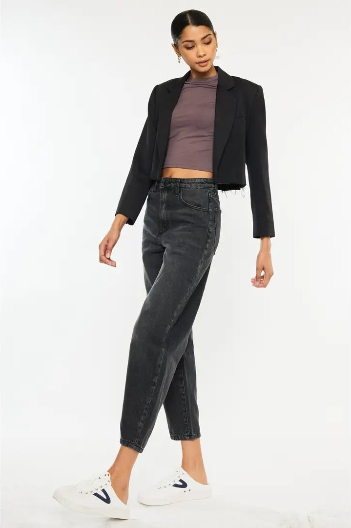Kancan Ultra High Rise Black Denim image 2