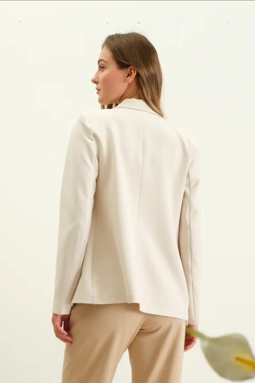 Solid Double Breasted Jacket image 5