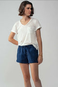 Relaxed Fit Linen Blend Shorts image 0