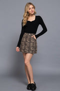 Cheetah skirt image 0