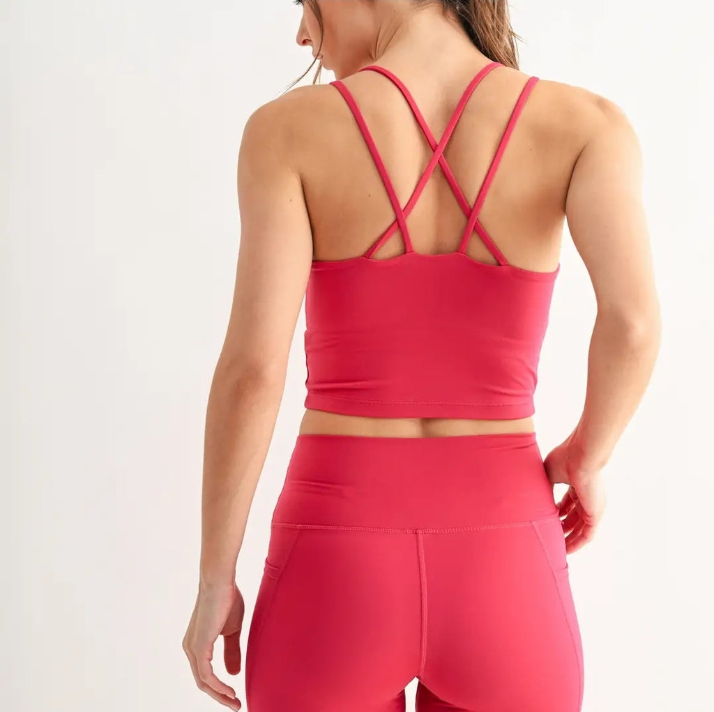 Venice Cloud Light Criss-Cross Sports Bra