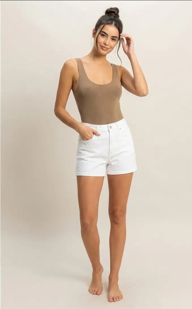 Scoop Neck Tank Bodysuit