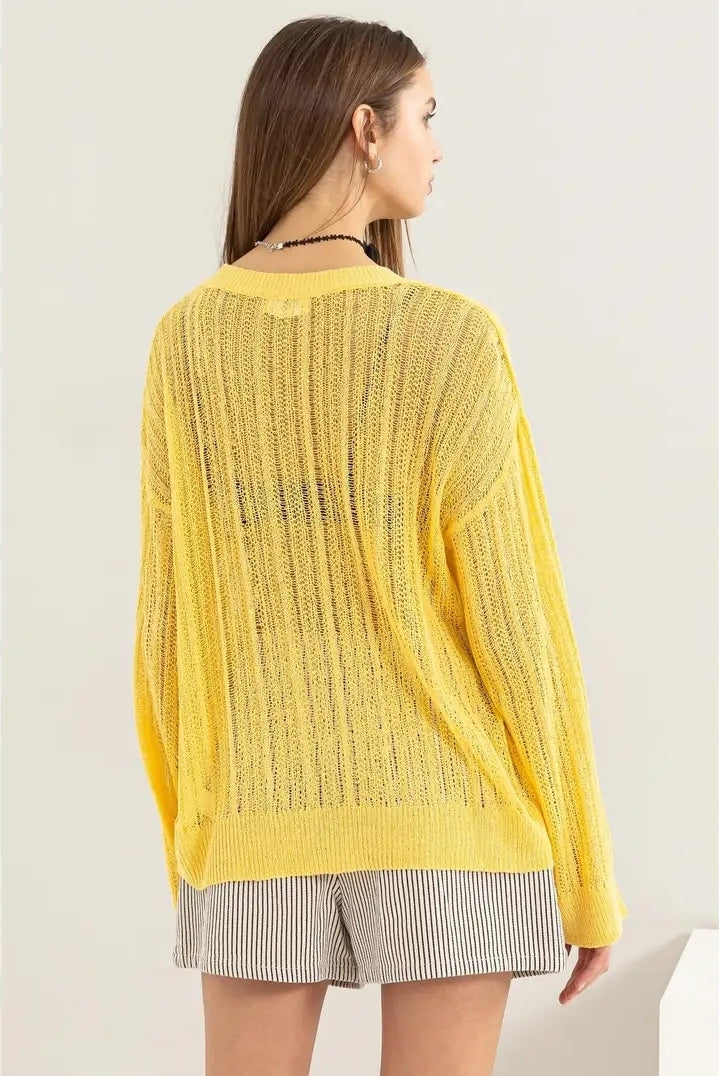 Drop Shoulder Sweater
