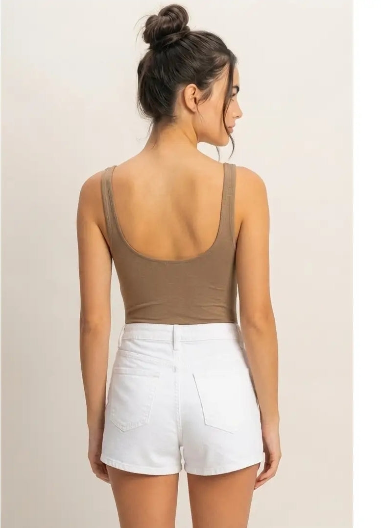 Scoop Neck Tank Bodysuit