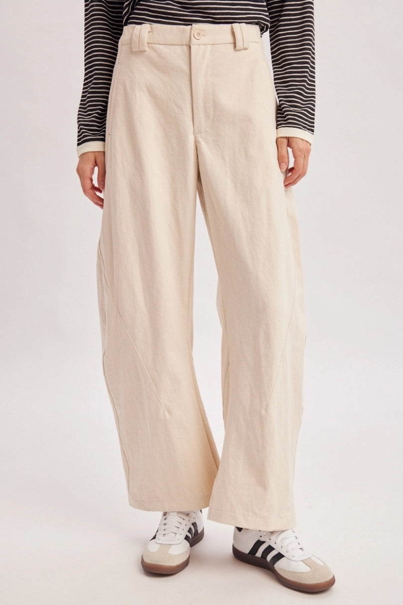 Washed Chino Trousers Pants